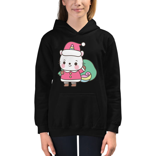 Xmas Unicorn Kids Hoodie