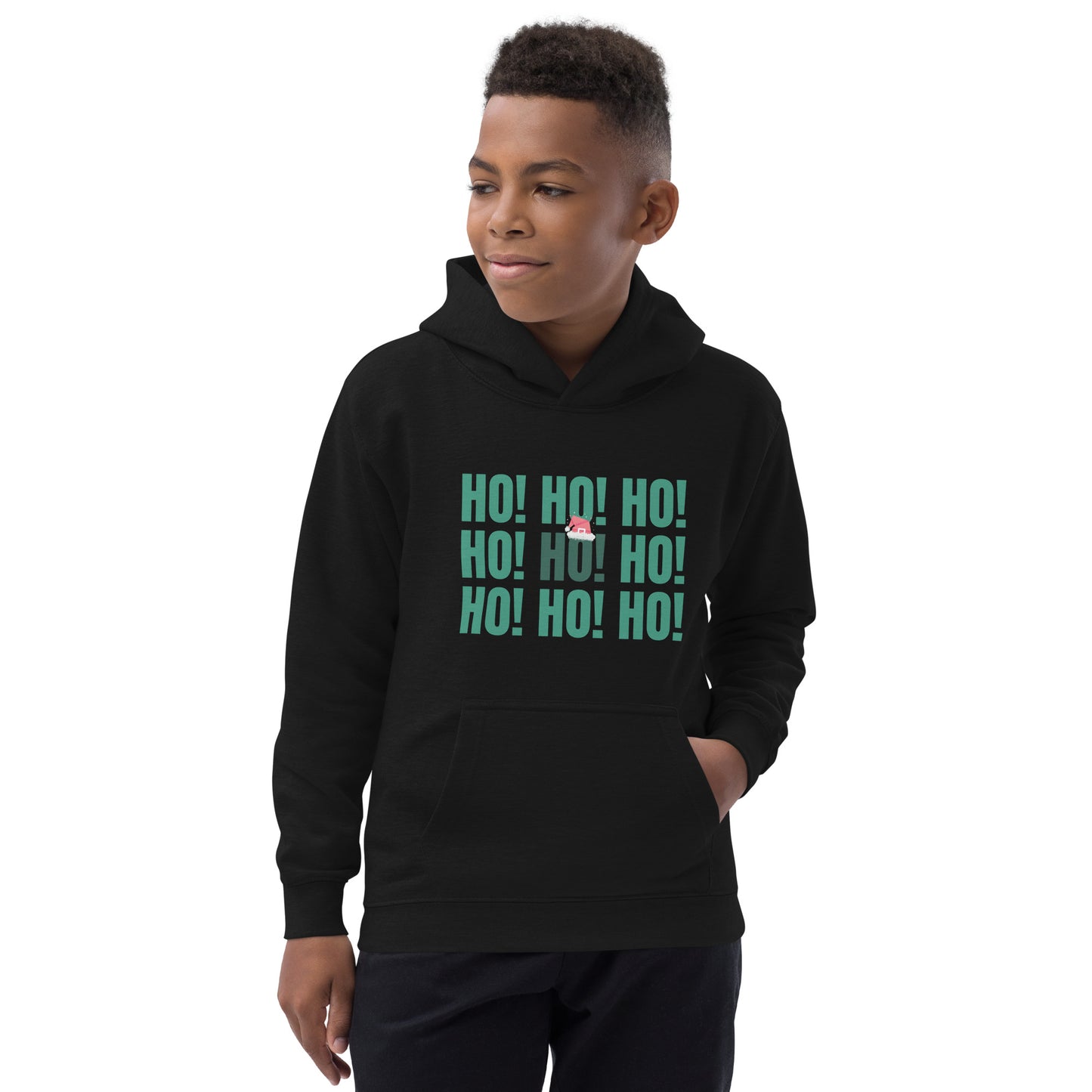 Xmas Ho Ho Ho Kids Hoodie