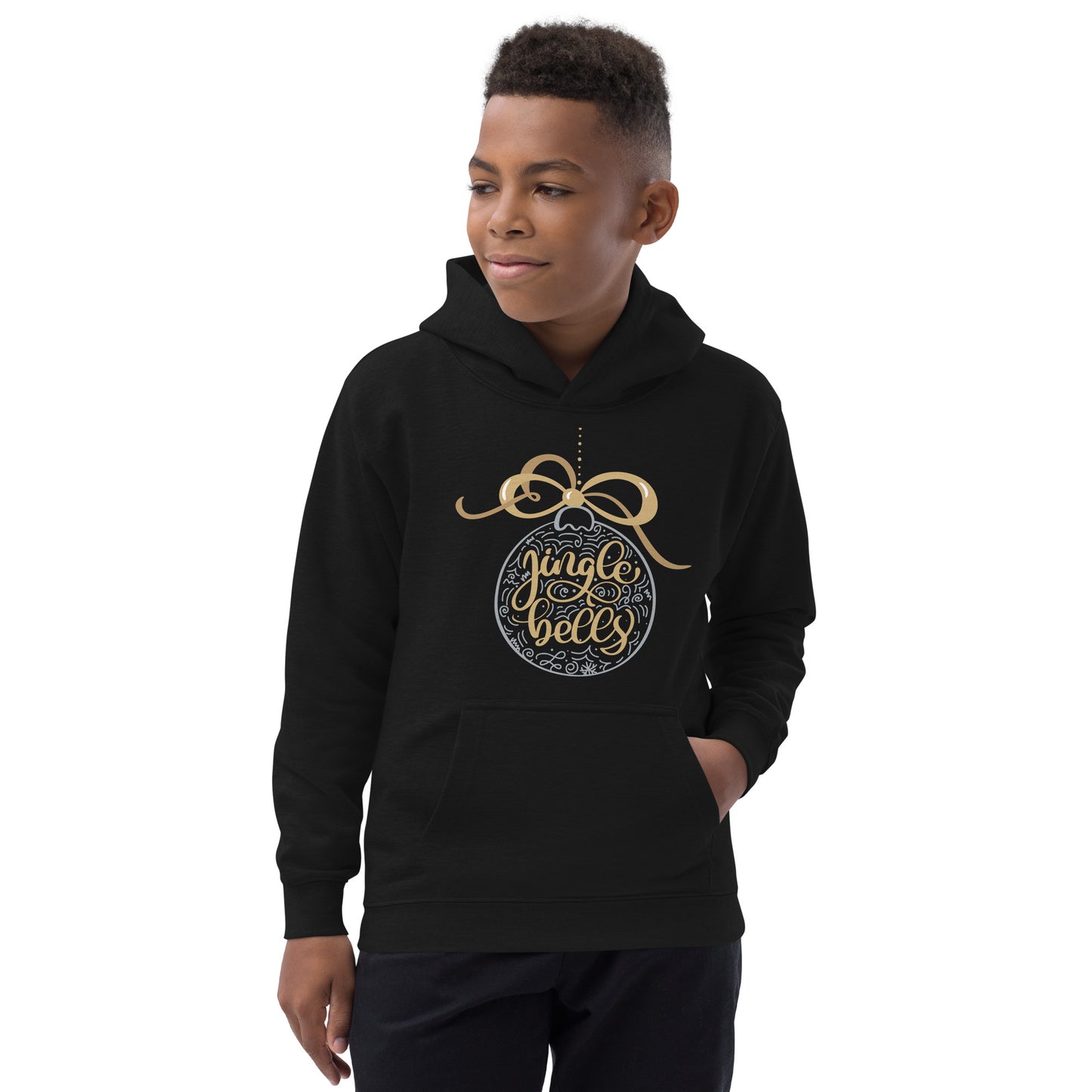 Xmas Jingle Bells Kids Hoodie