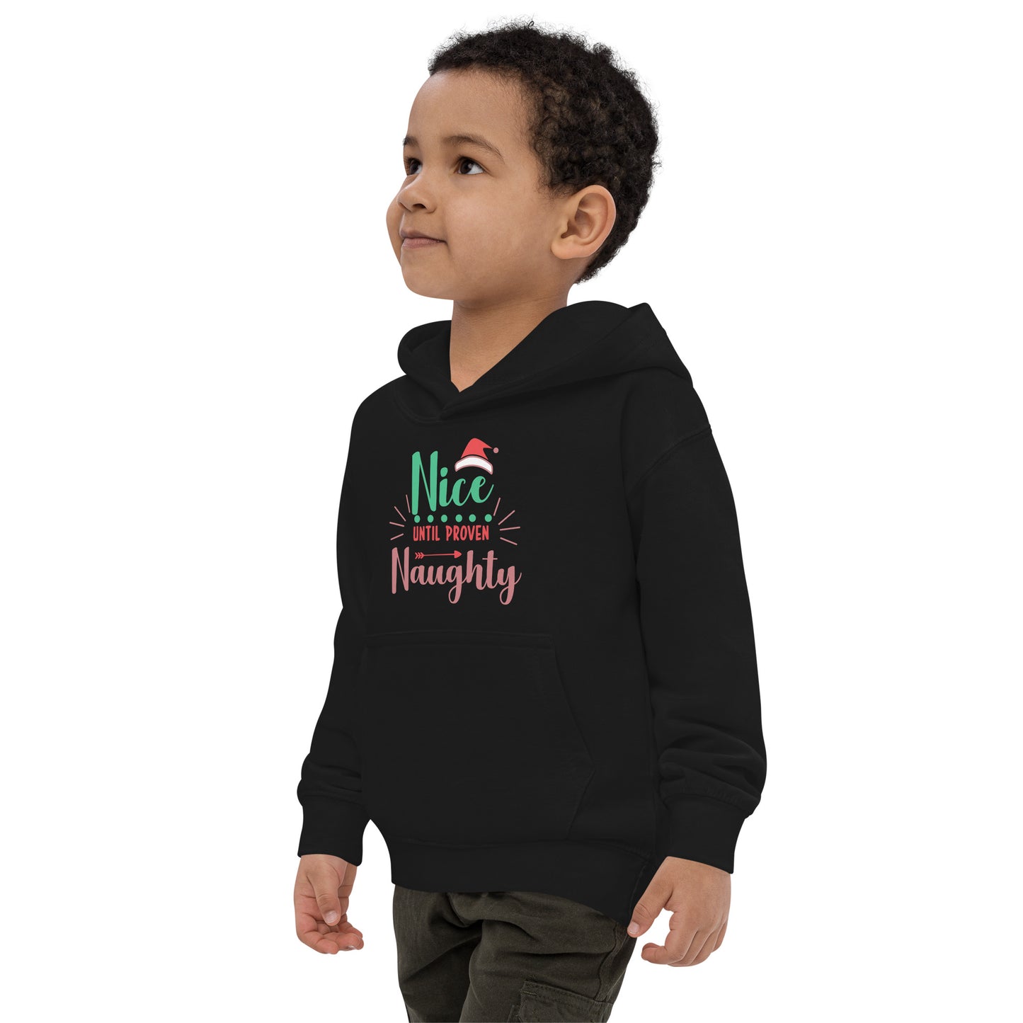 Xmas Nice or Naughty Kids Hoodie