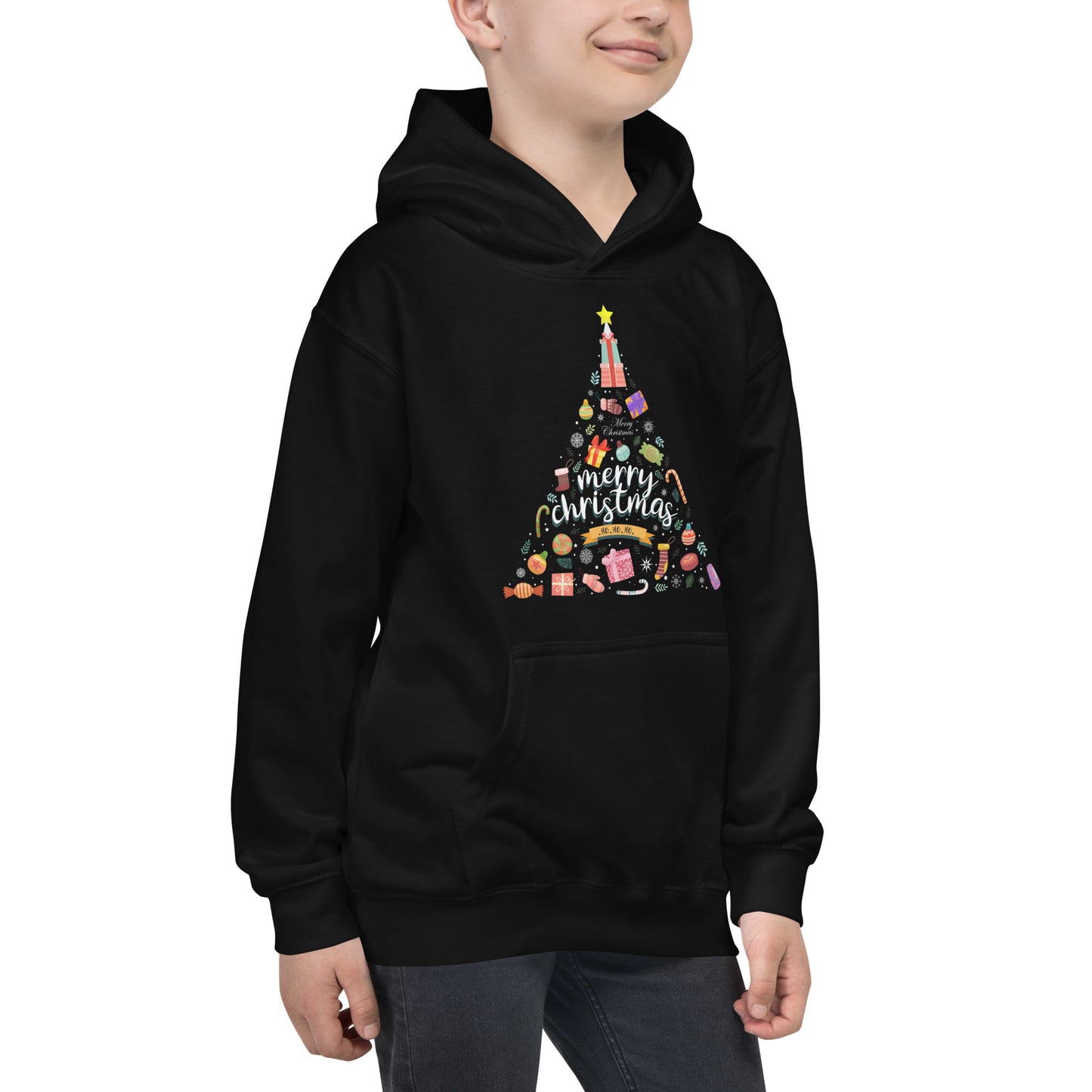 Xmas Tree Kids Hoodie