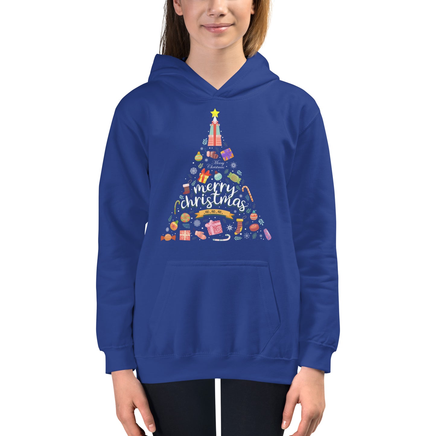 Xmas Tree Kids Hoodie