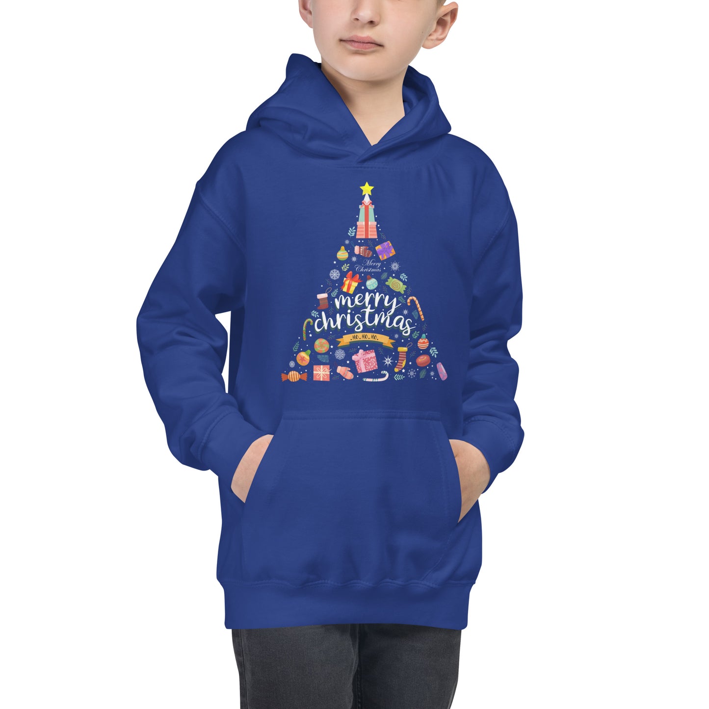 Xmas Tree Kids Hoodie