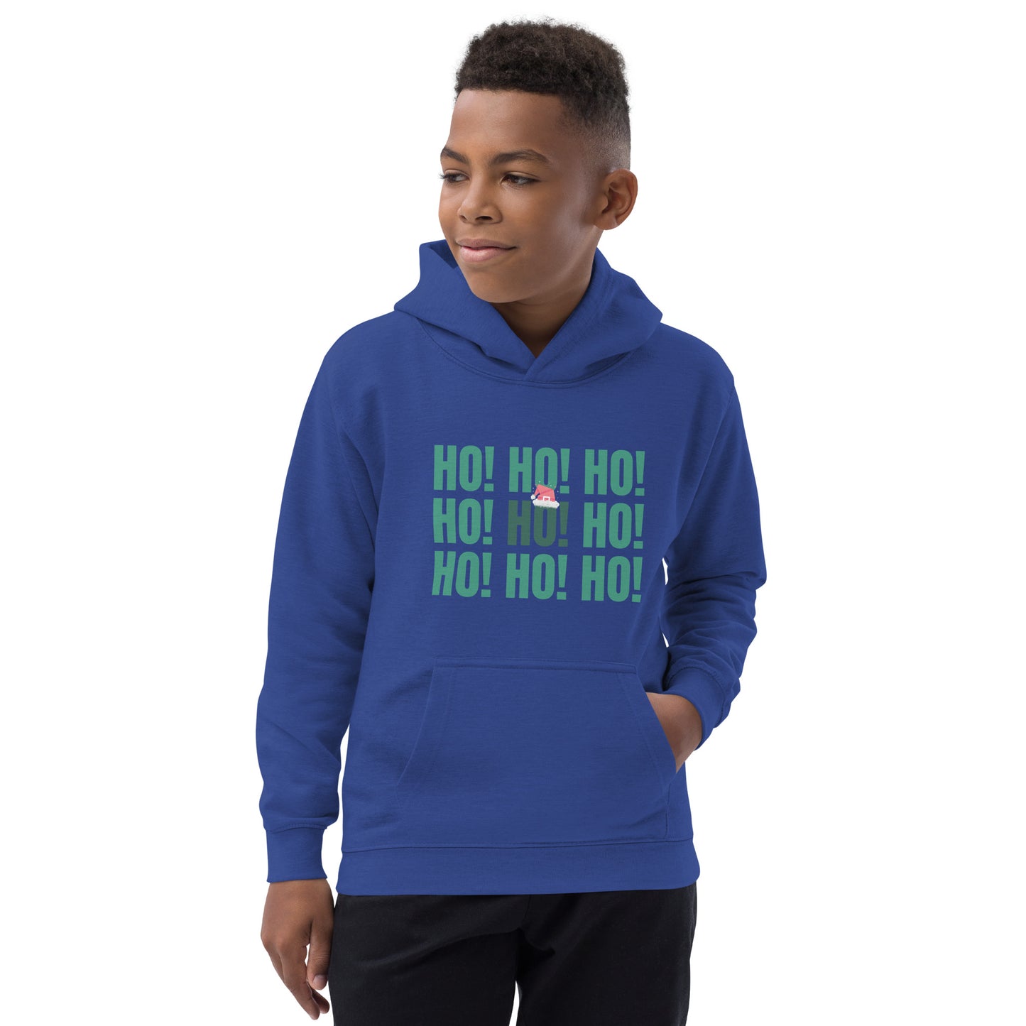 Xmas Ho Ho Ho Kids Hoodie