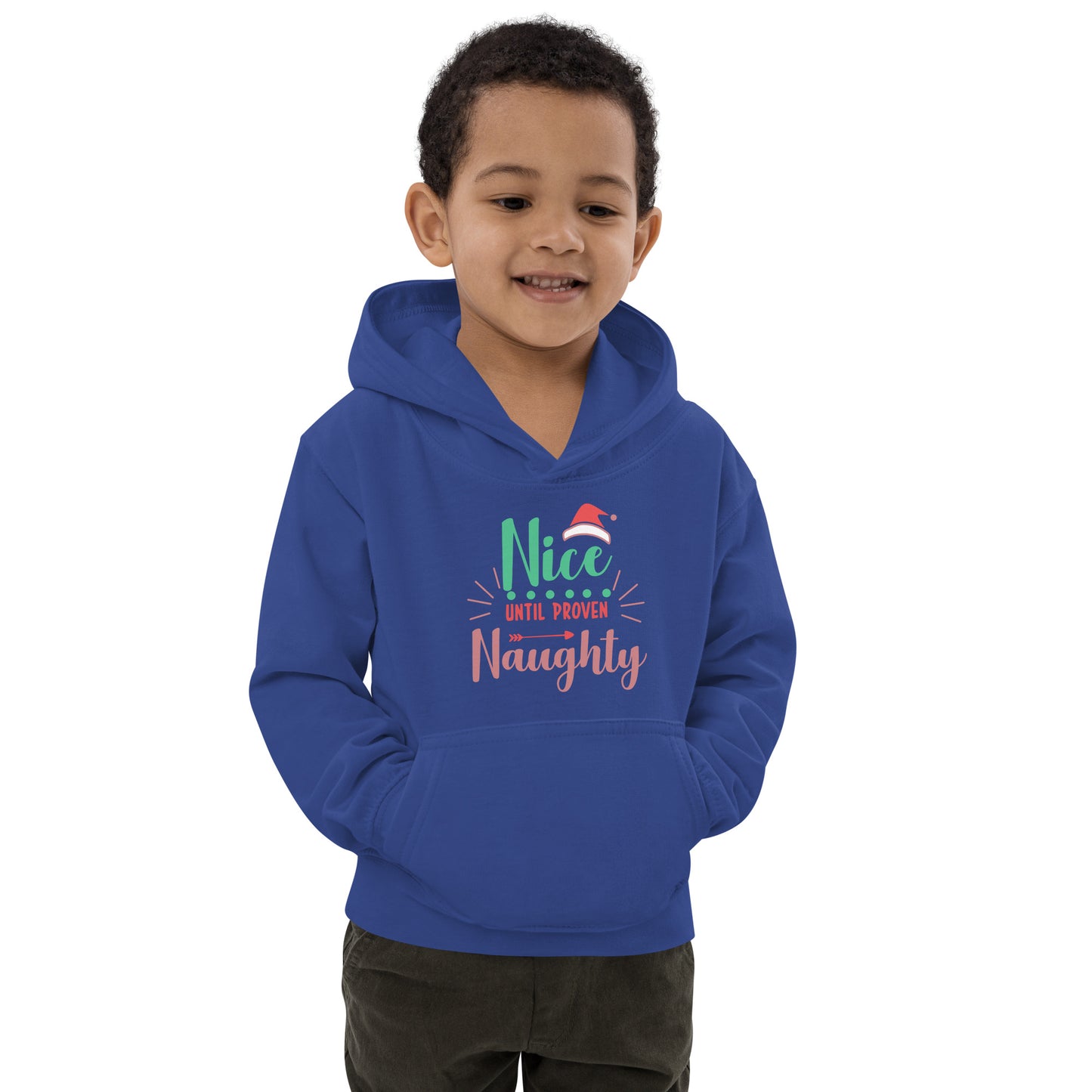 Xmas Nice or Naughty Kids Hoodie