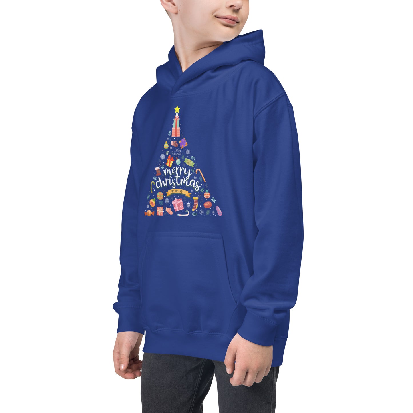 Xmas Tree Kids Hoodie