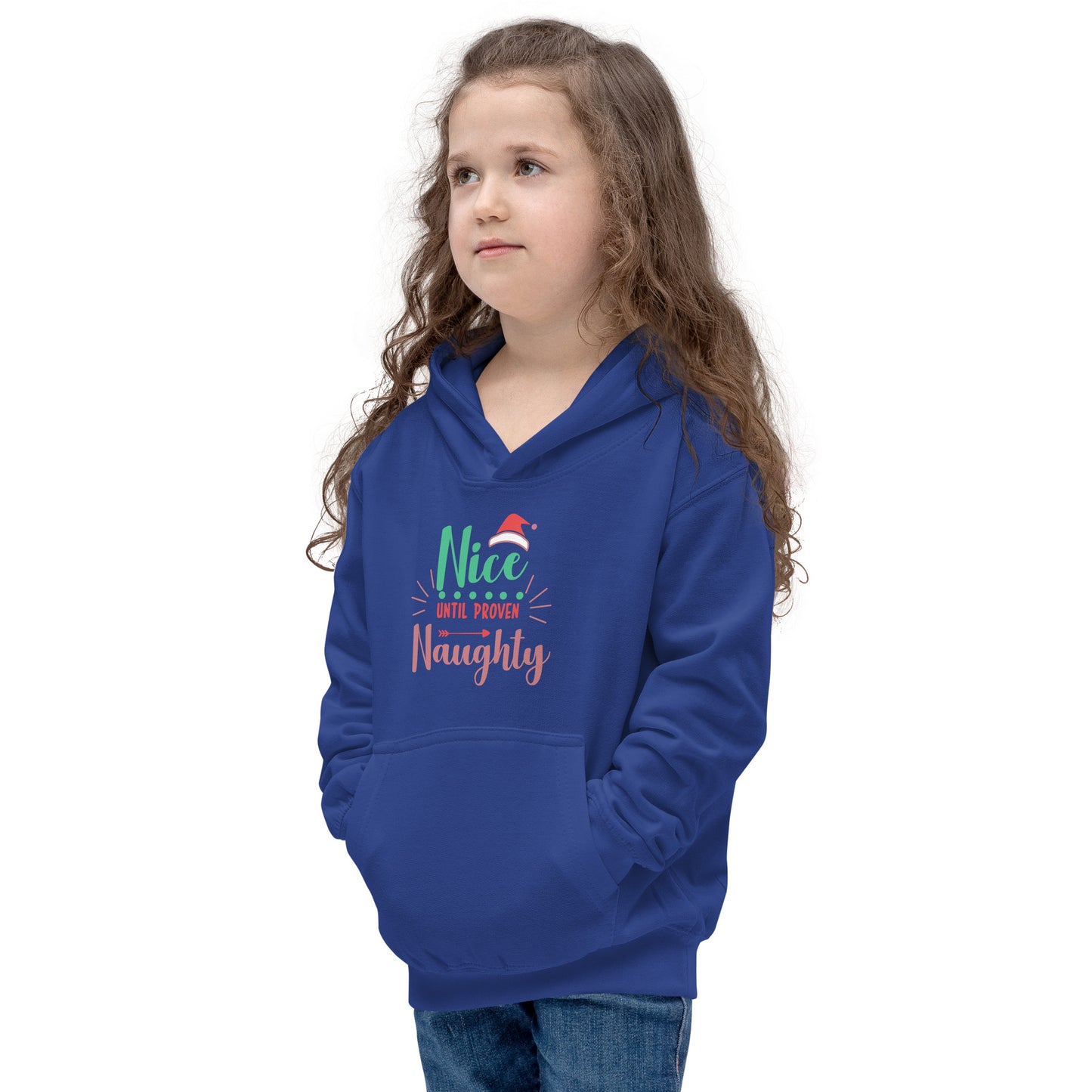 Xmas Nice or Naughty Kids Hoodie