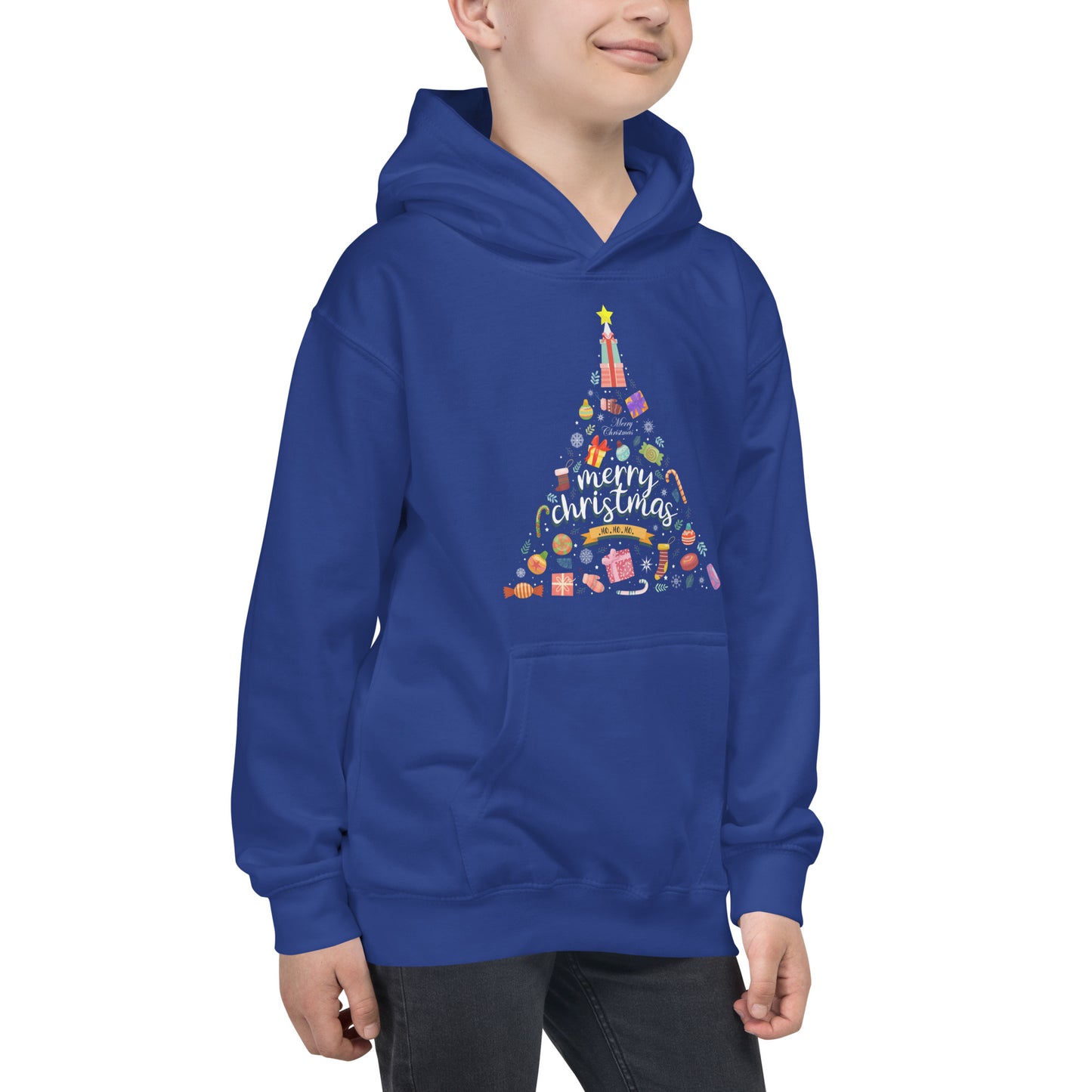 Xmas Tree Kids Hoodie