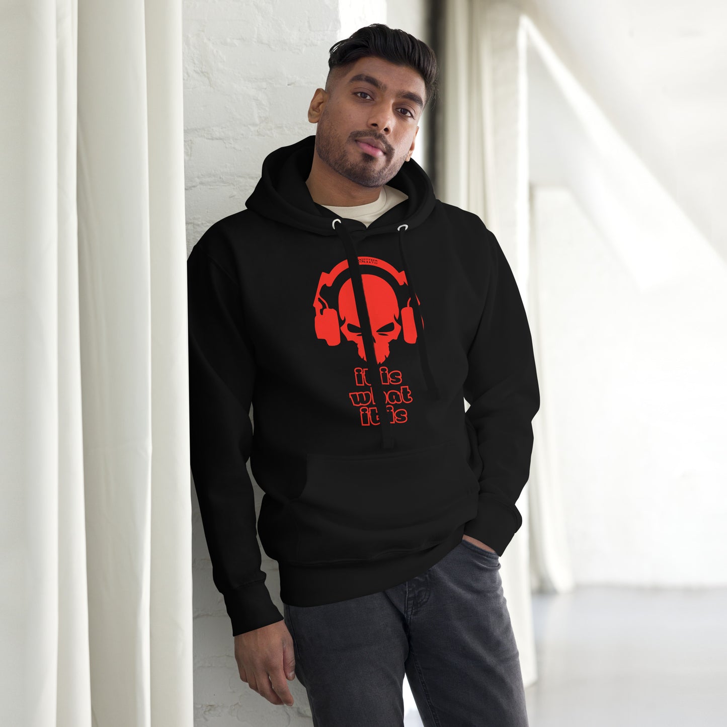 It Is What It Is Red Unisex Hoodie