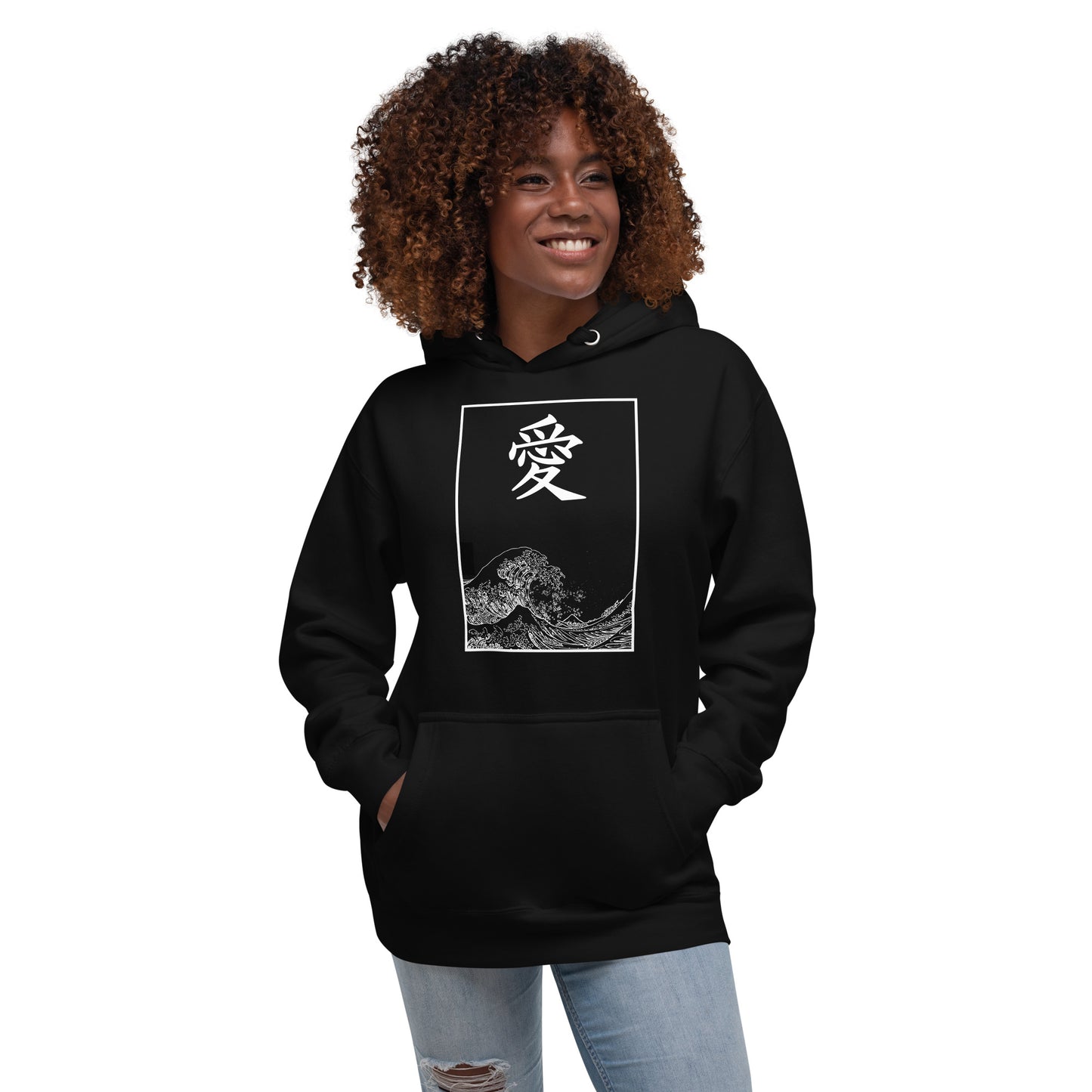 Japanese wave 1 Unisex Hoodie