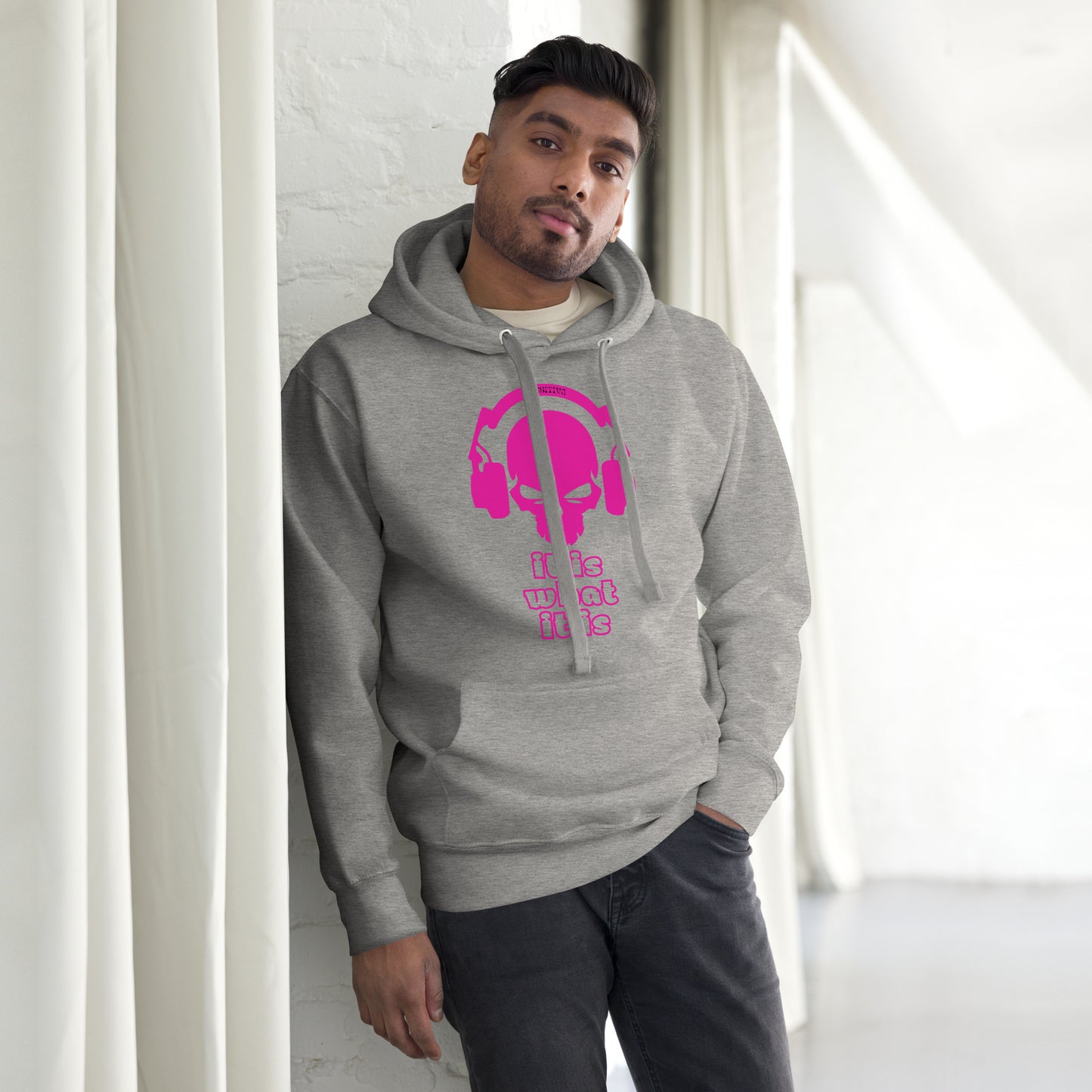 It Is What It Is Magenta Unisex Hoodie