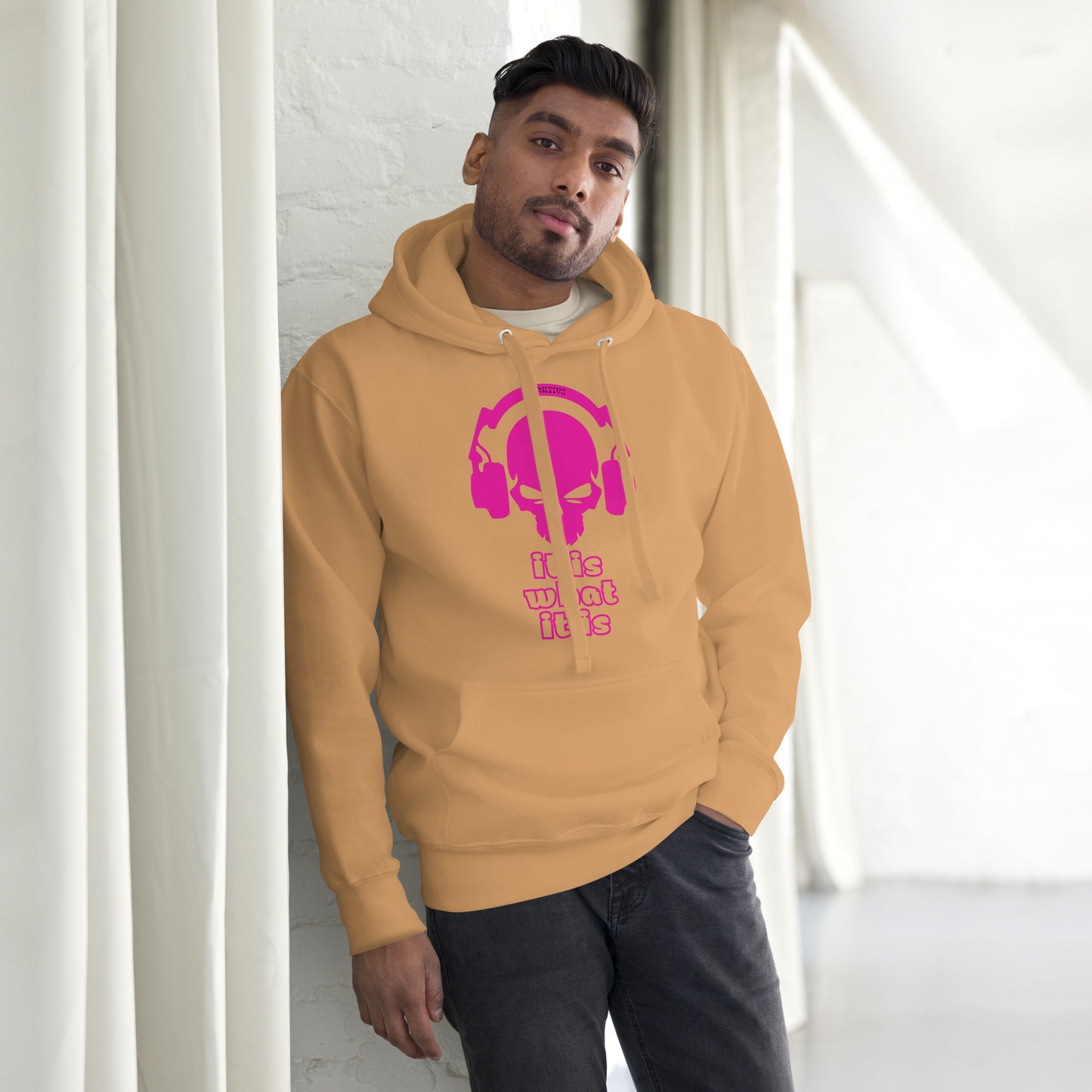 It Is What It Is Magenta Unisex Hoodie