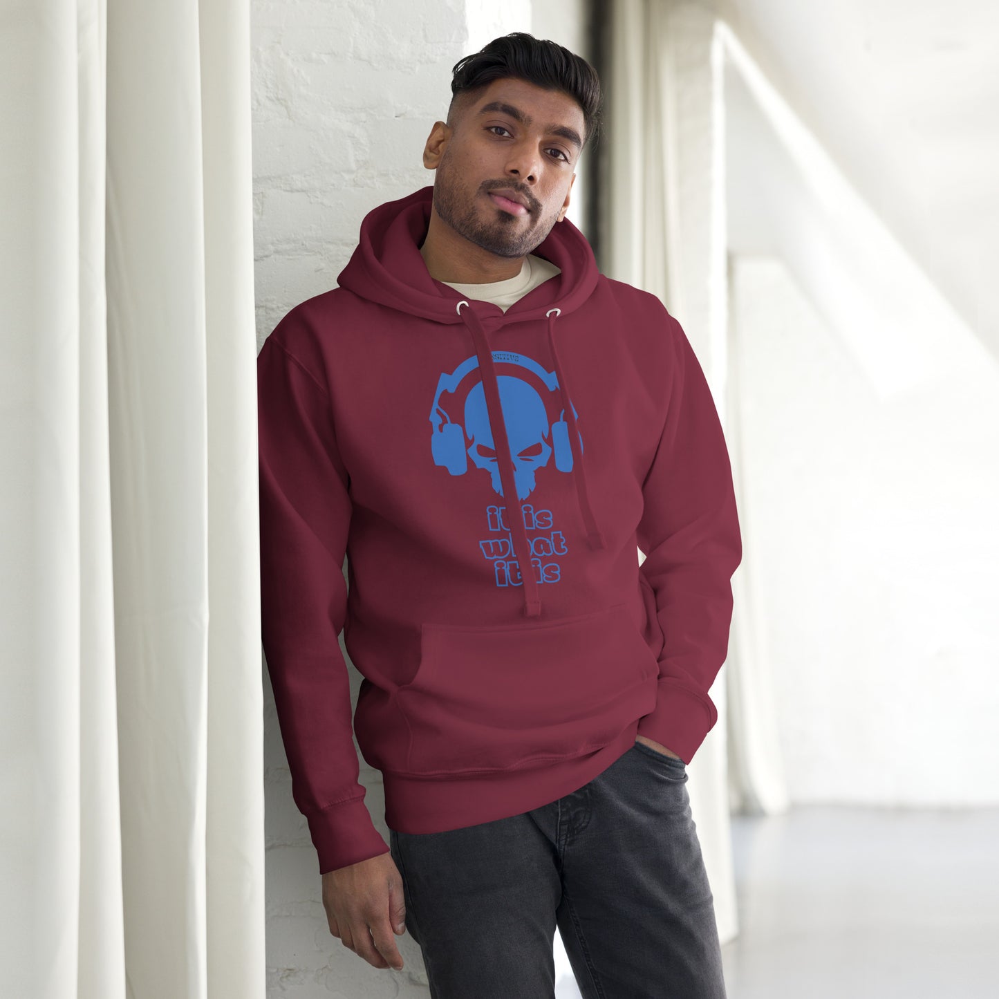 It is What it is Blue Unisex Hoodie