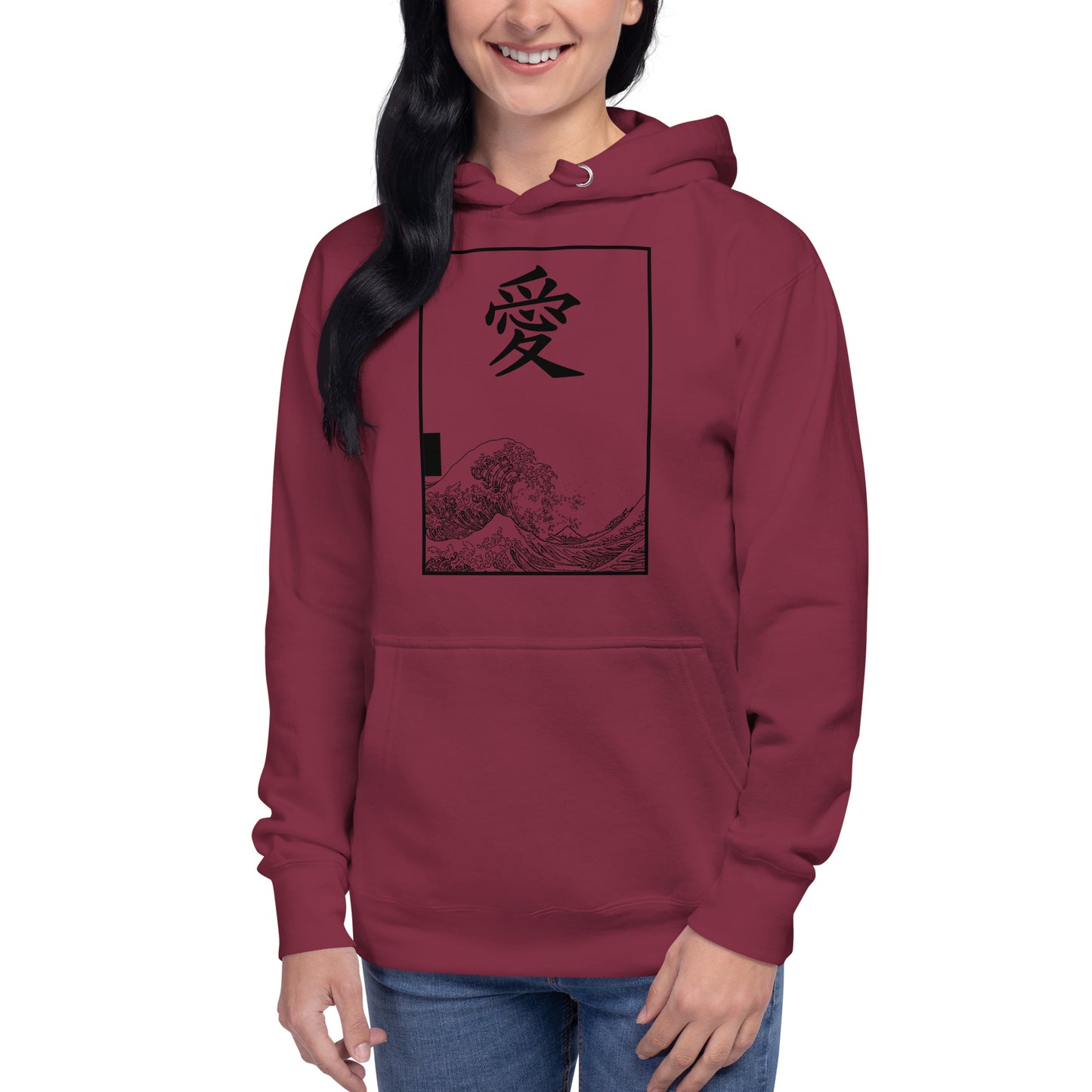 Japanese wave 2 Unisex Hoodie