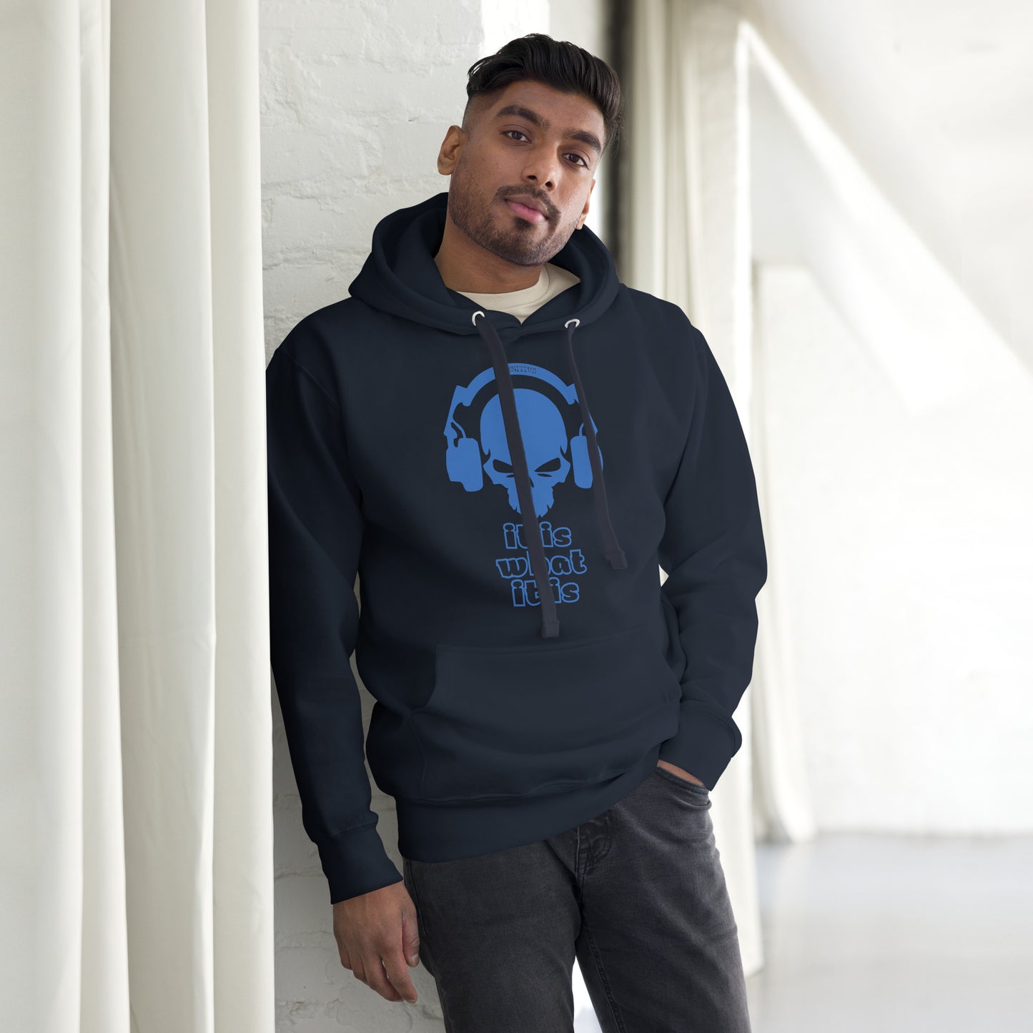 It is What it is Blue Unisex Hoodie