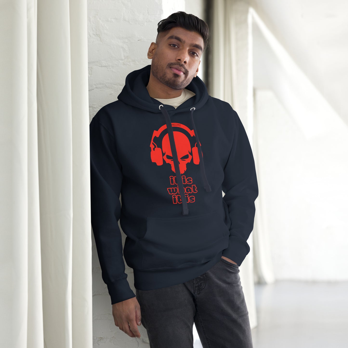 It Is What It Is Red Unisex Hoodie