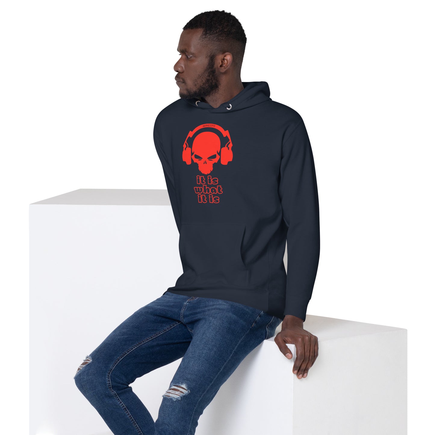 It Is What It Is Red Unisex Hoodie