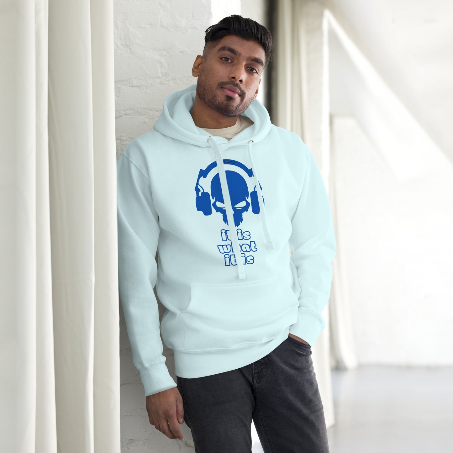 It is What it is Blue Unisex Hoodie