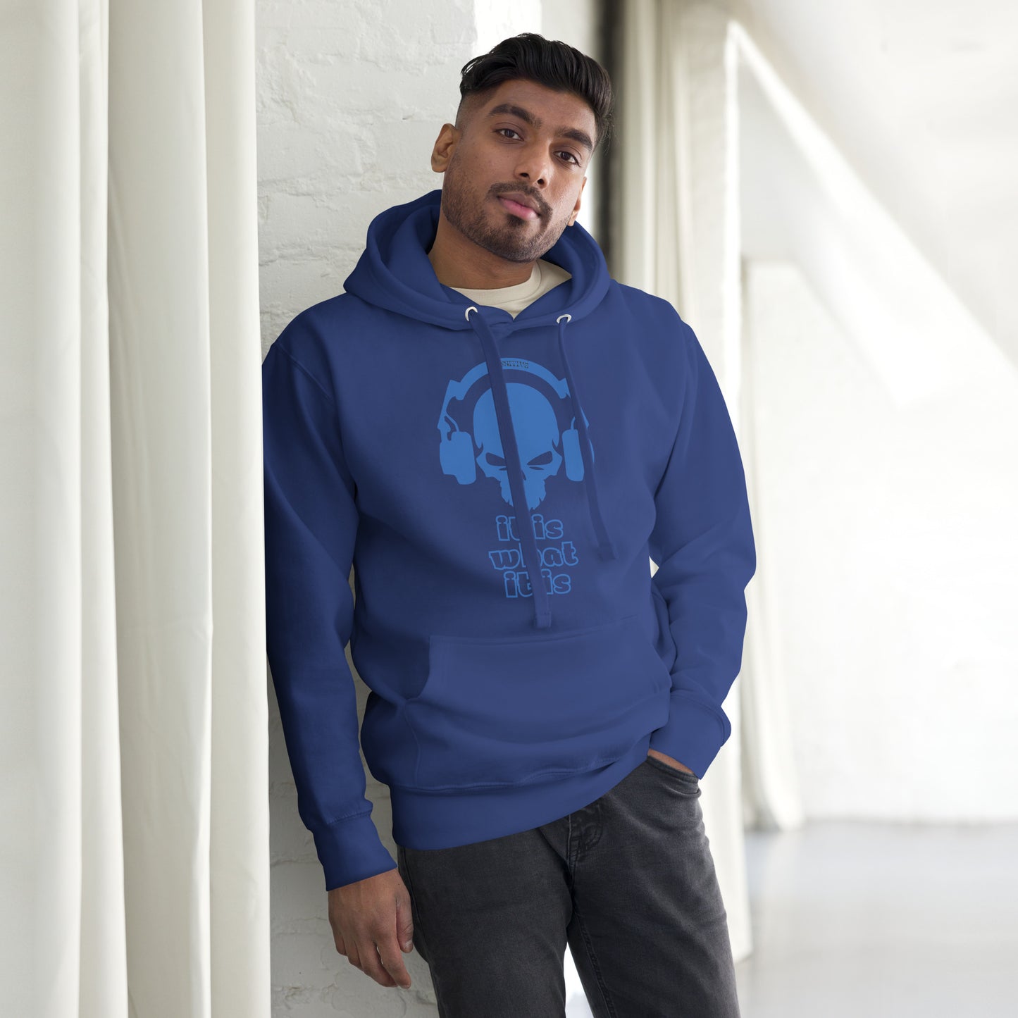 It is What it is Blue Unisex Hoodie