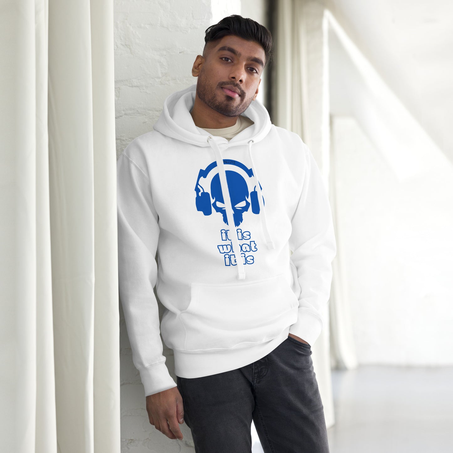 It is What it is Blue Unisex Hoodie