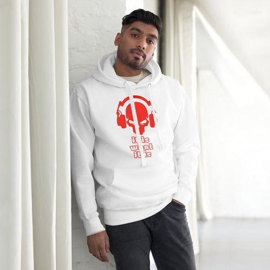 It Is What It Is Red Unisex Hoodie