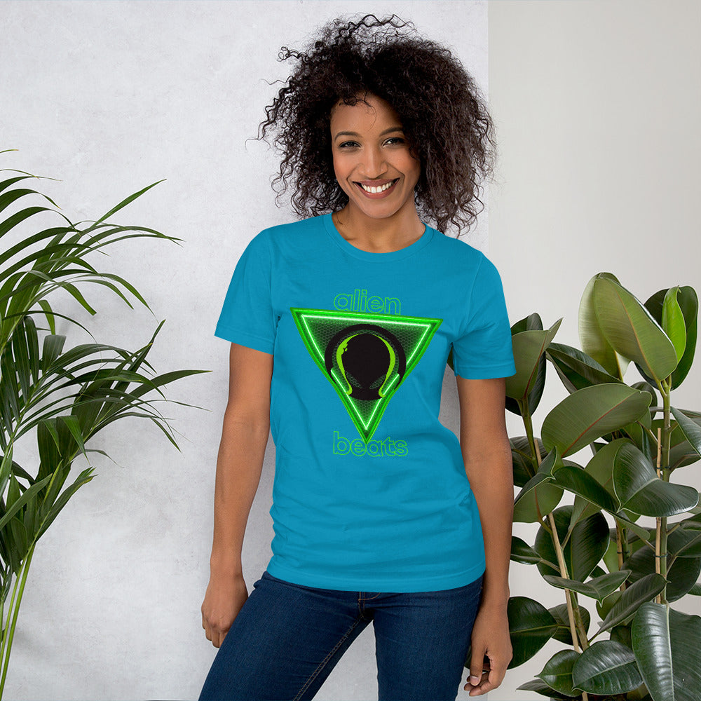 Alien Beats Unisex t-shirt