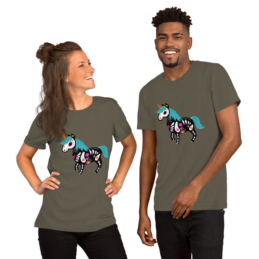 Halloween Unicorn Unisex t-shirt