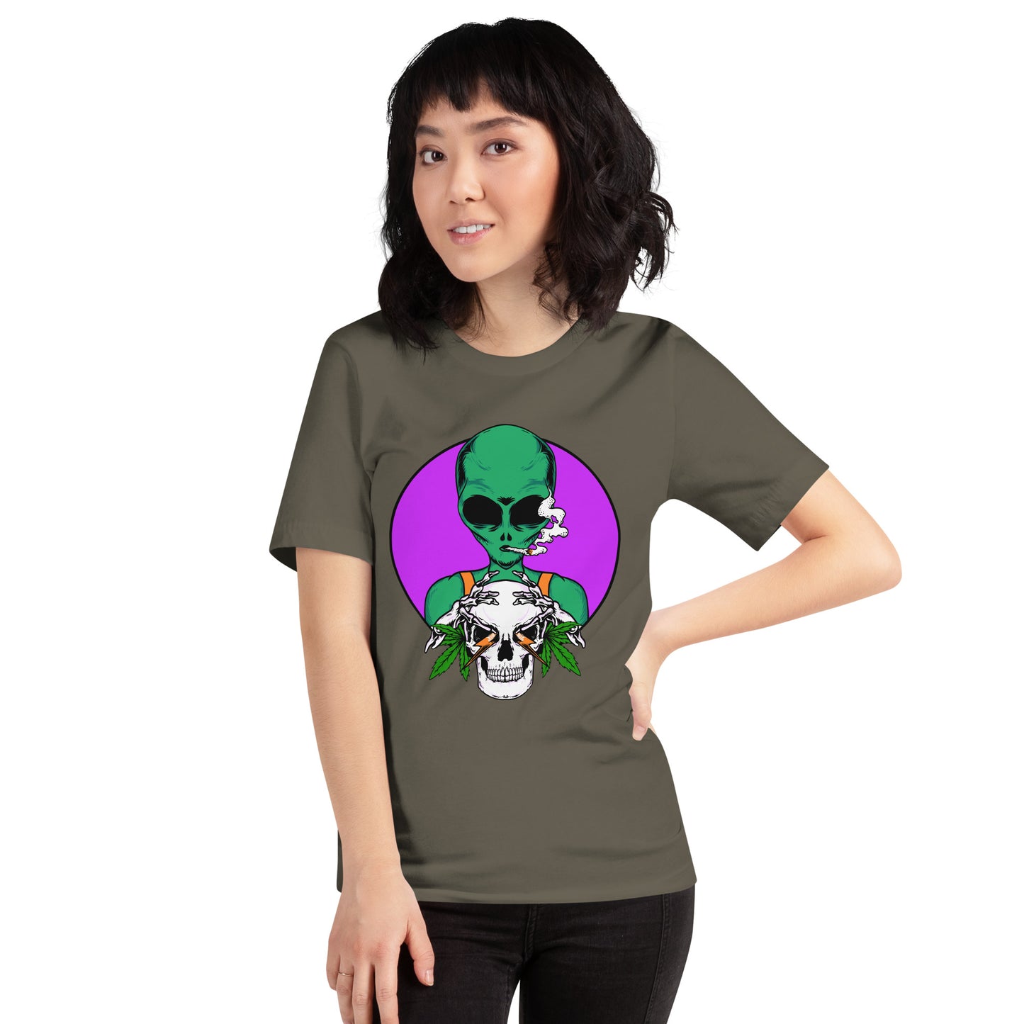 Alien&Skull Unisex t-shirt