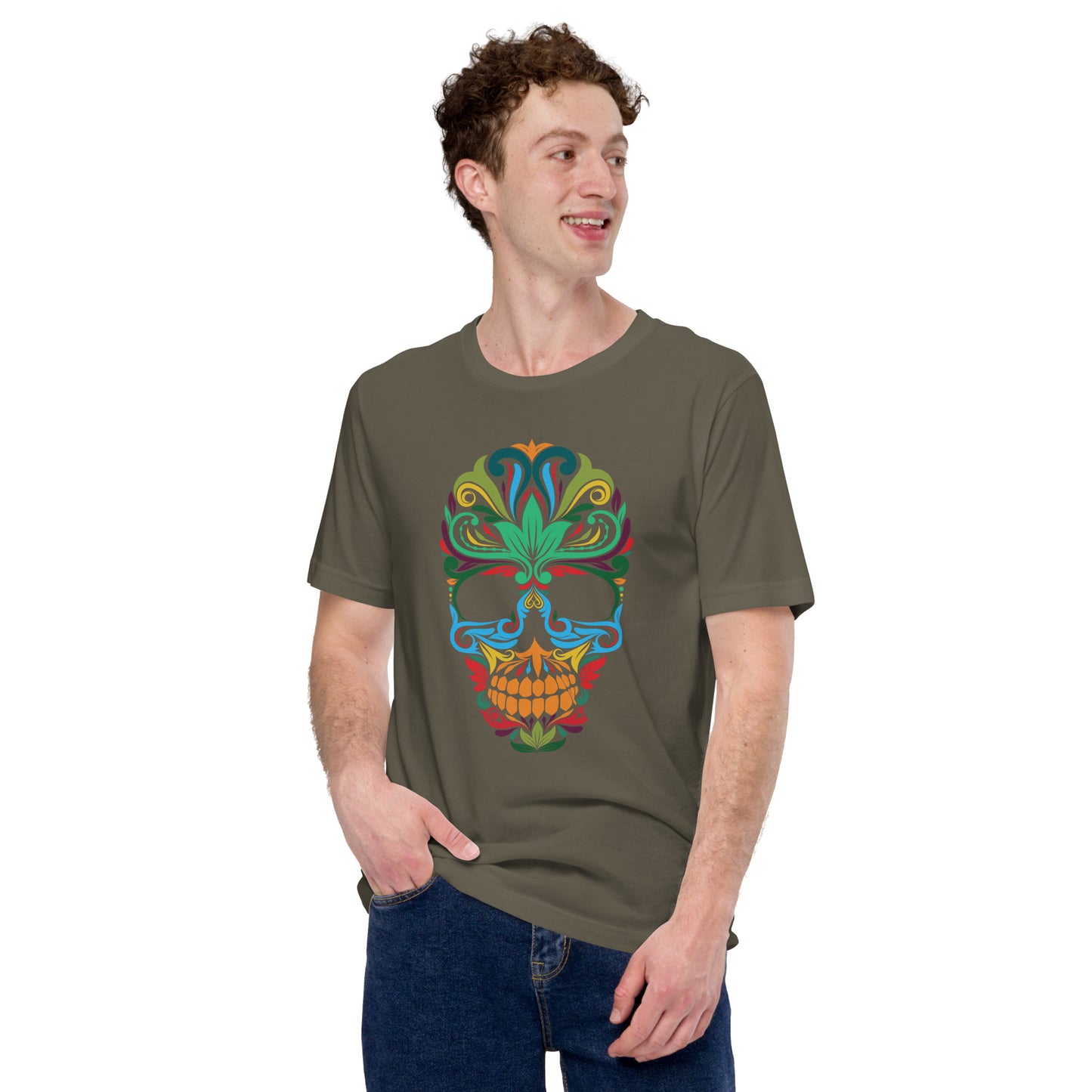 Skull Colors Unisex t-shirt