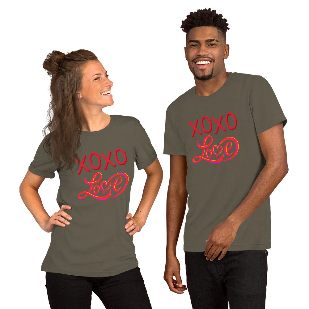 XOXO Love 2 Unisex t-shirt