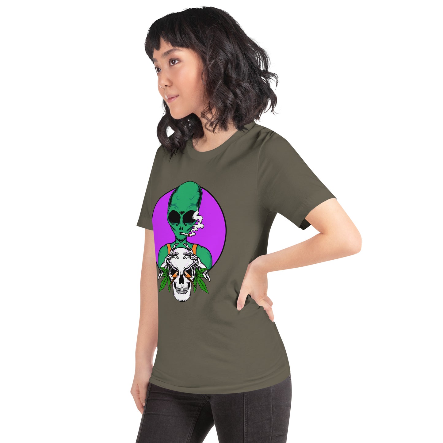 Alien&Skull Unisex t-shirt