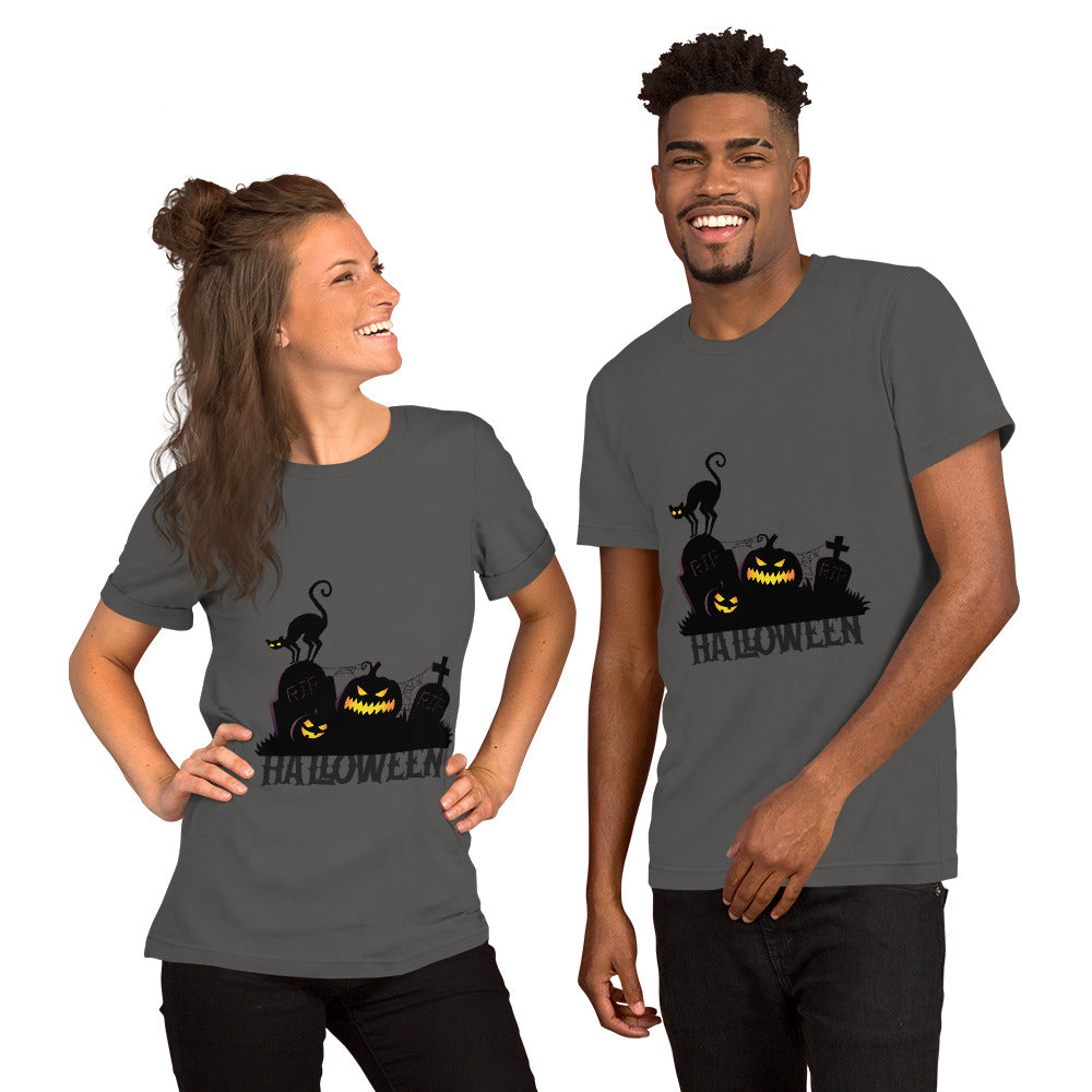 Cemetery Halloween Unisex t-shirt