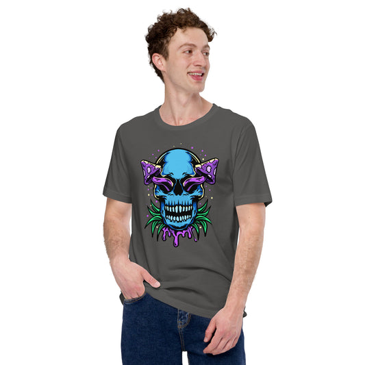 Skull Mushrooms Unisex t-shirt