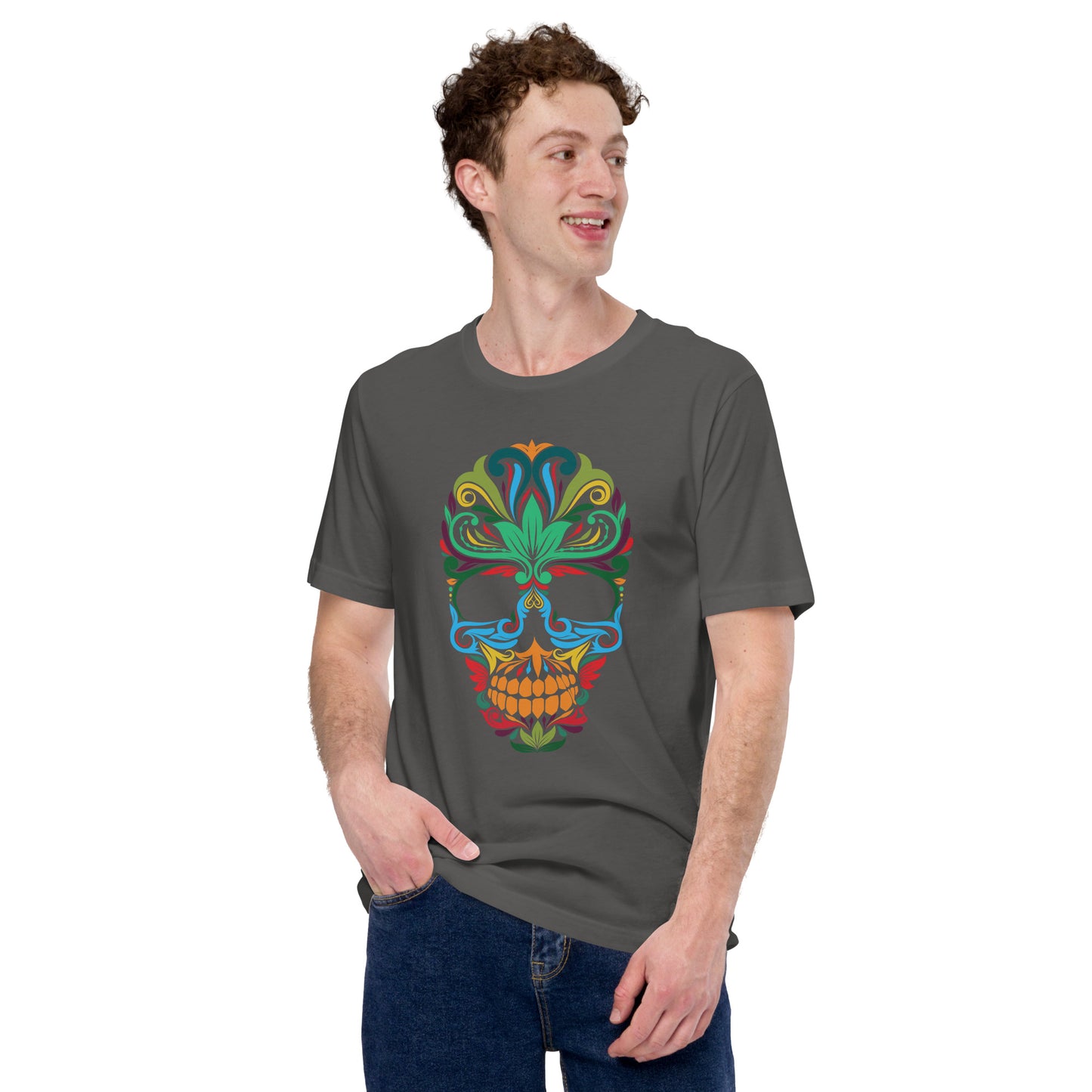 Skull Colors Unisex t-shirt