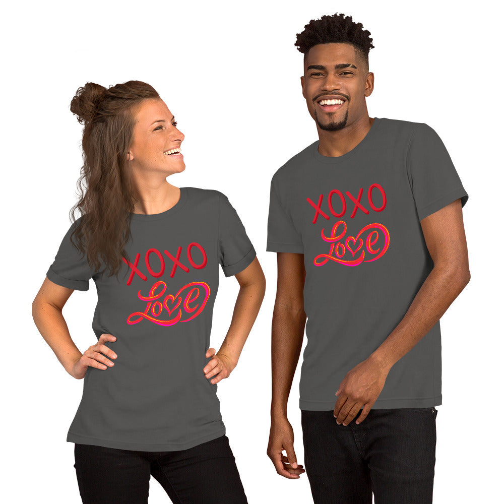 XOXO Love 2 Unisex t-shirt