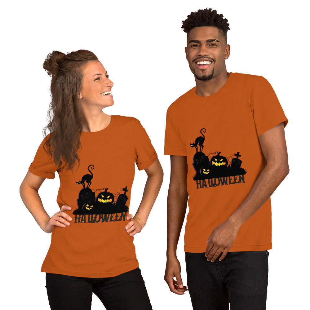 Cemetery Halloween Unisex t-shirt