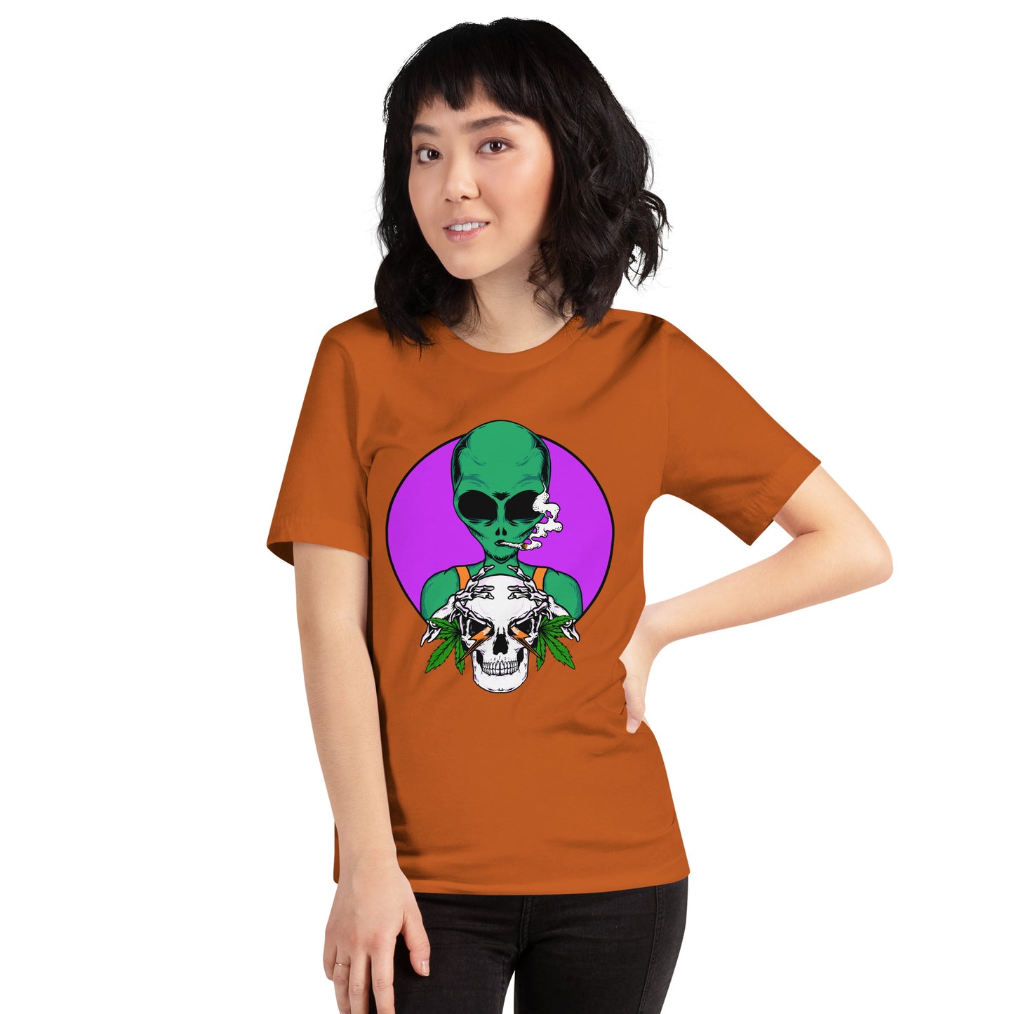 Alien&Skull Unisex t-shirt