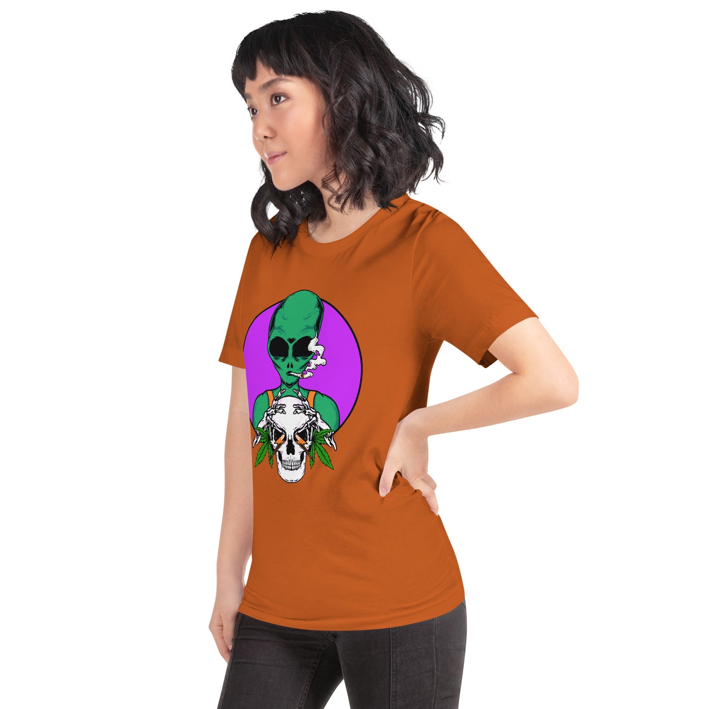 Alien&Skull Unisex t-shirt