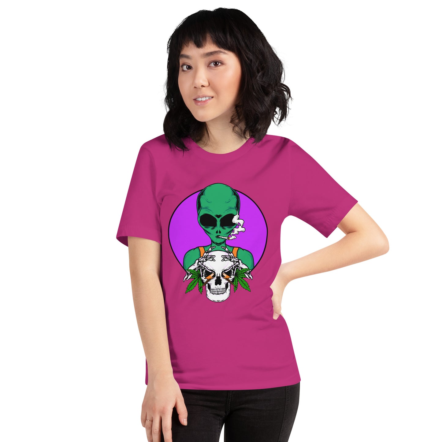 Alien&Skull Unisex t-shirt