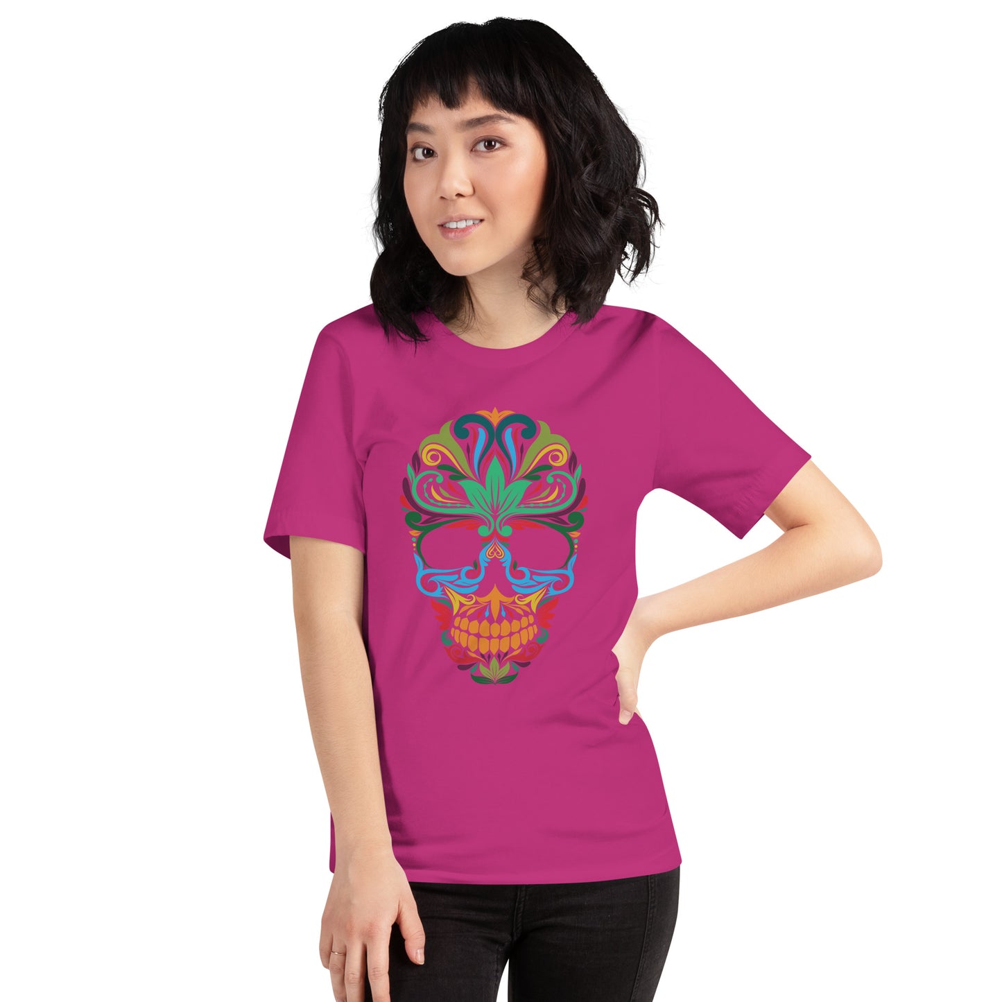 Skull Colors Unisex t-shirt