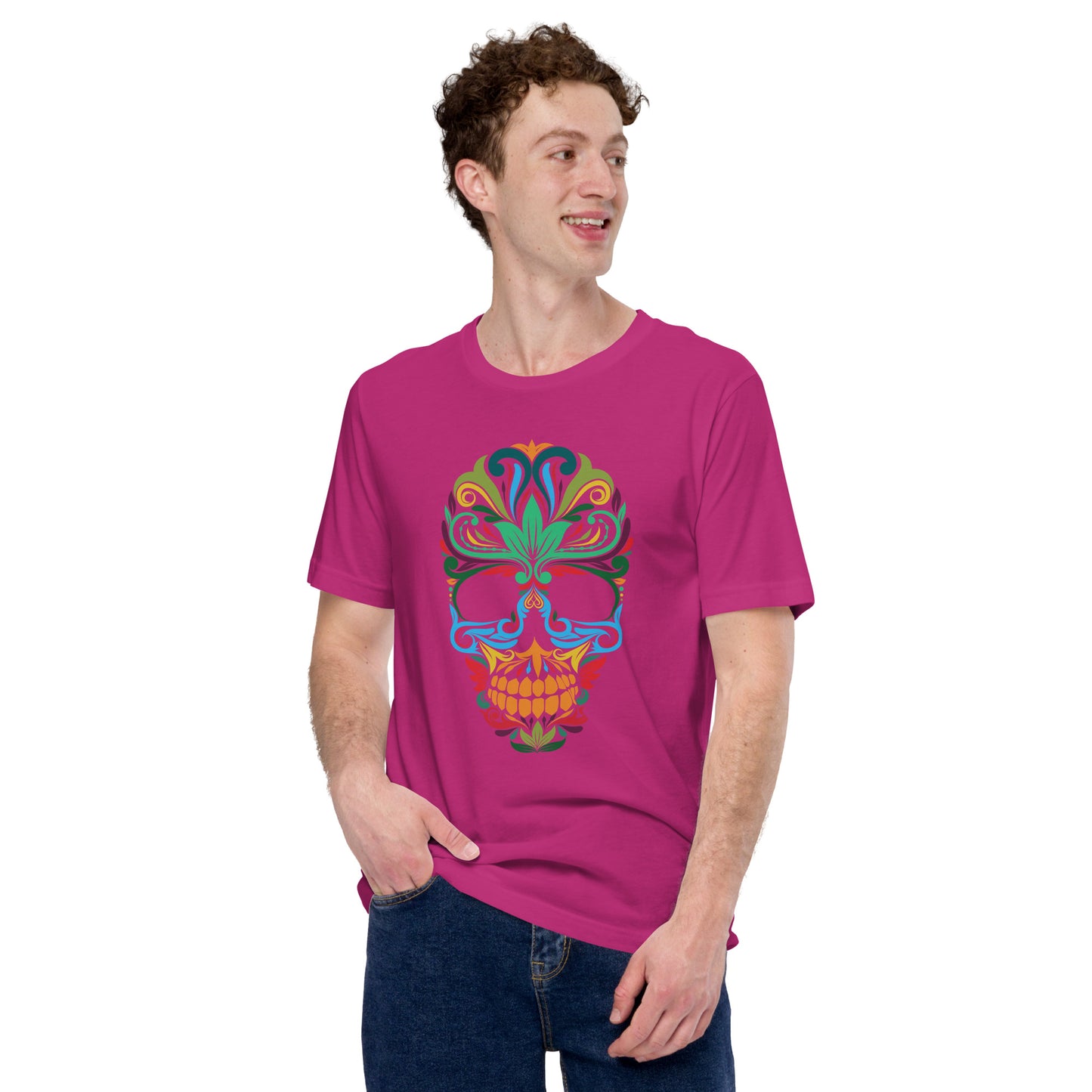 Skull Colors Unisex t-shirt