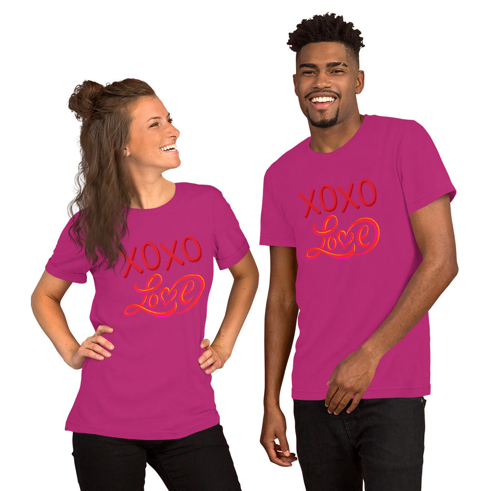 XOXO Love 2 Unisex t-shirt