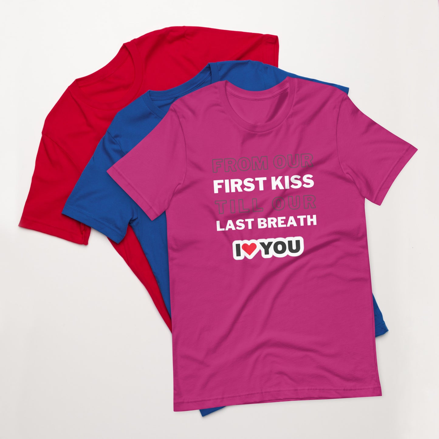 First Kiss Unisex t-shirt