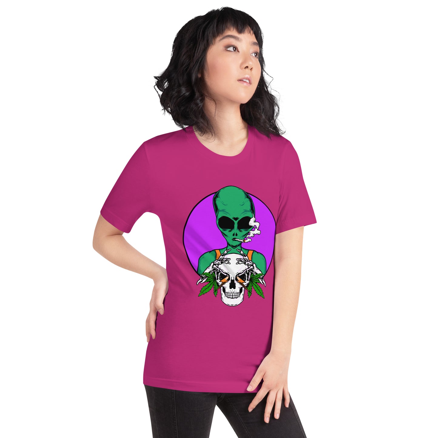 Alien&Skull Unisex t-shirt