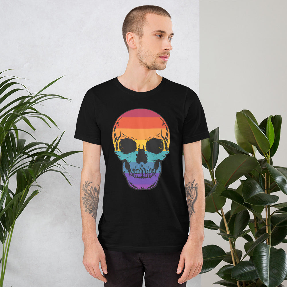 Rainbow Skull Unisex t-shirt