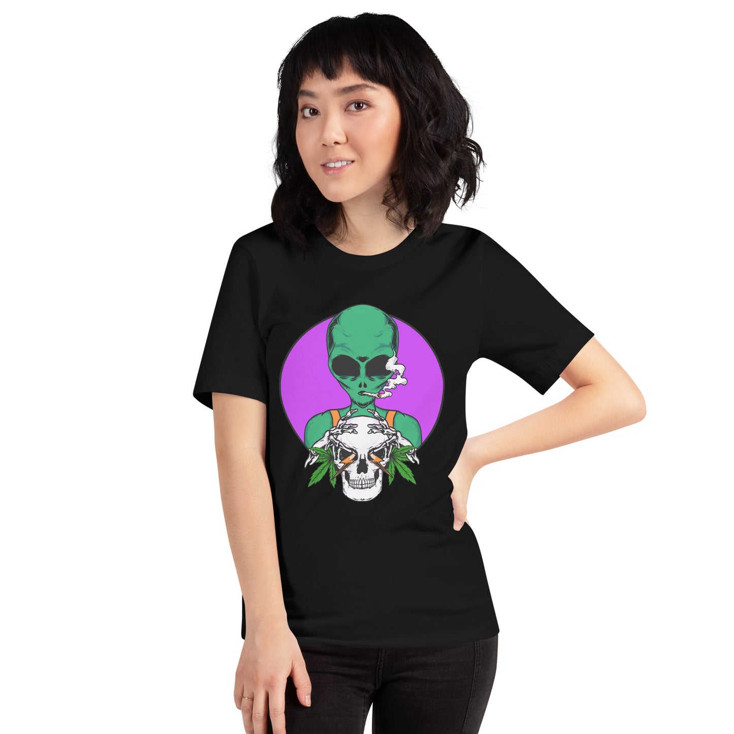 Alien&Skull Unisex t-shirt