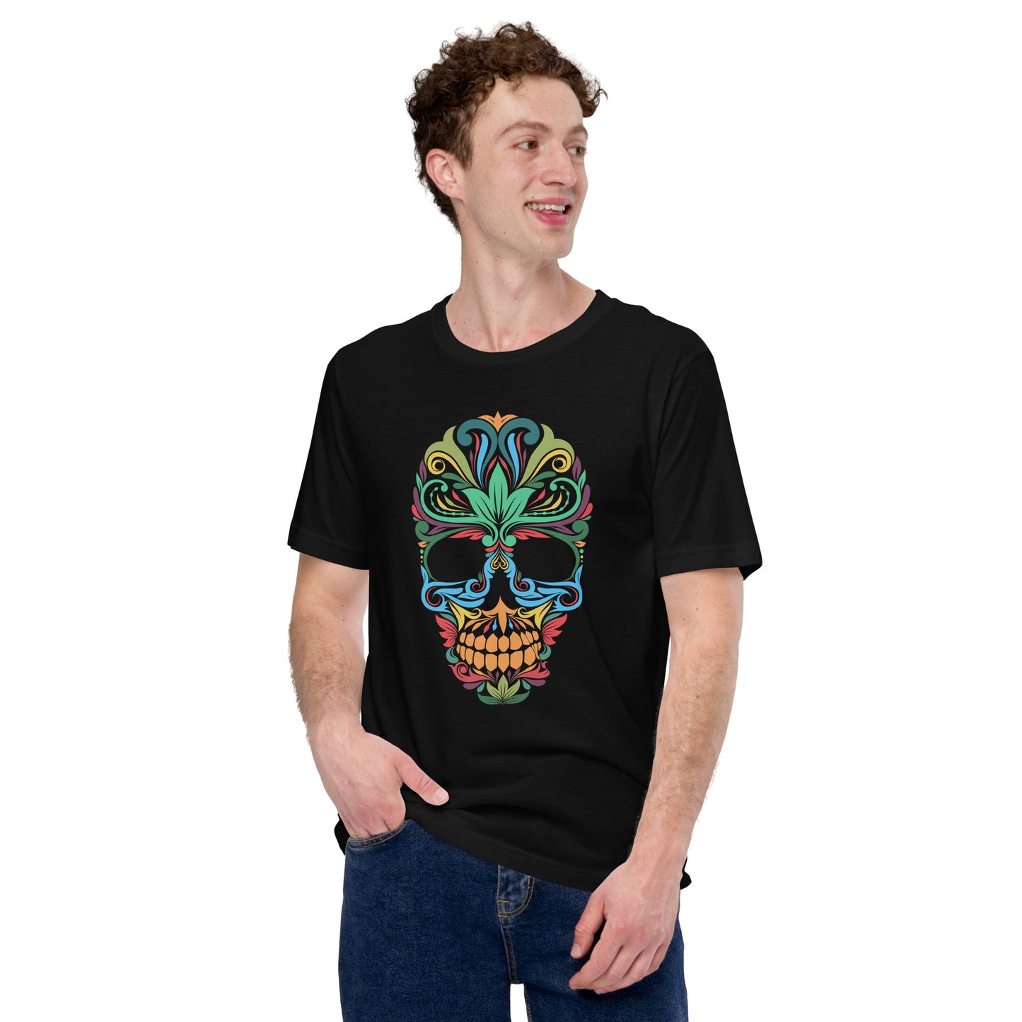 Skull Colors Unisex t-shirt