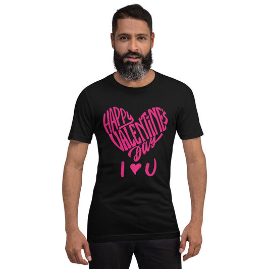 Happy Valentine's Day 4 Unisex t-shirt