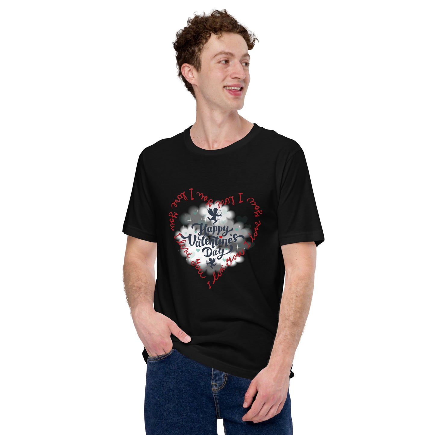 Happy Valentine's Day 7 Unisex t-shirt