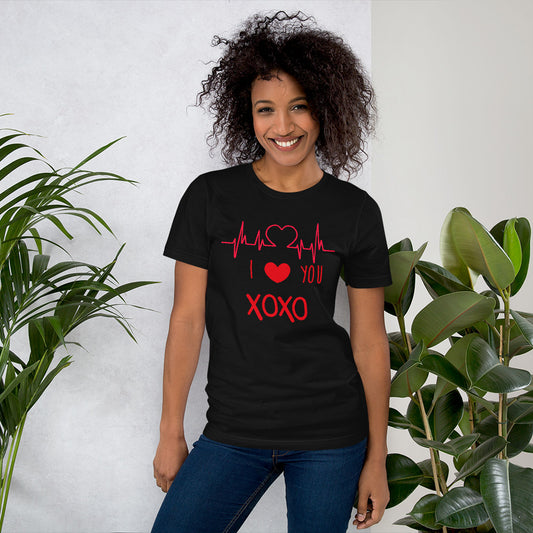 I Love You XOXO Unisex t-shirt